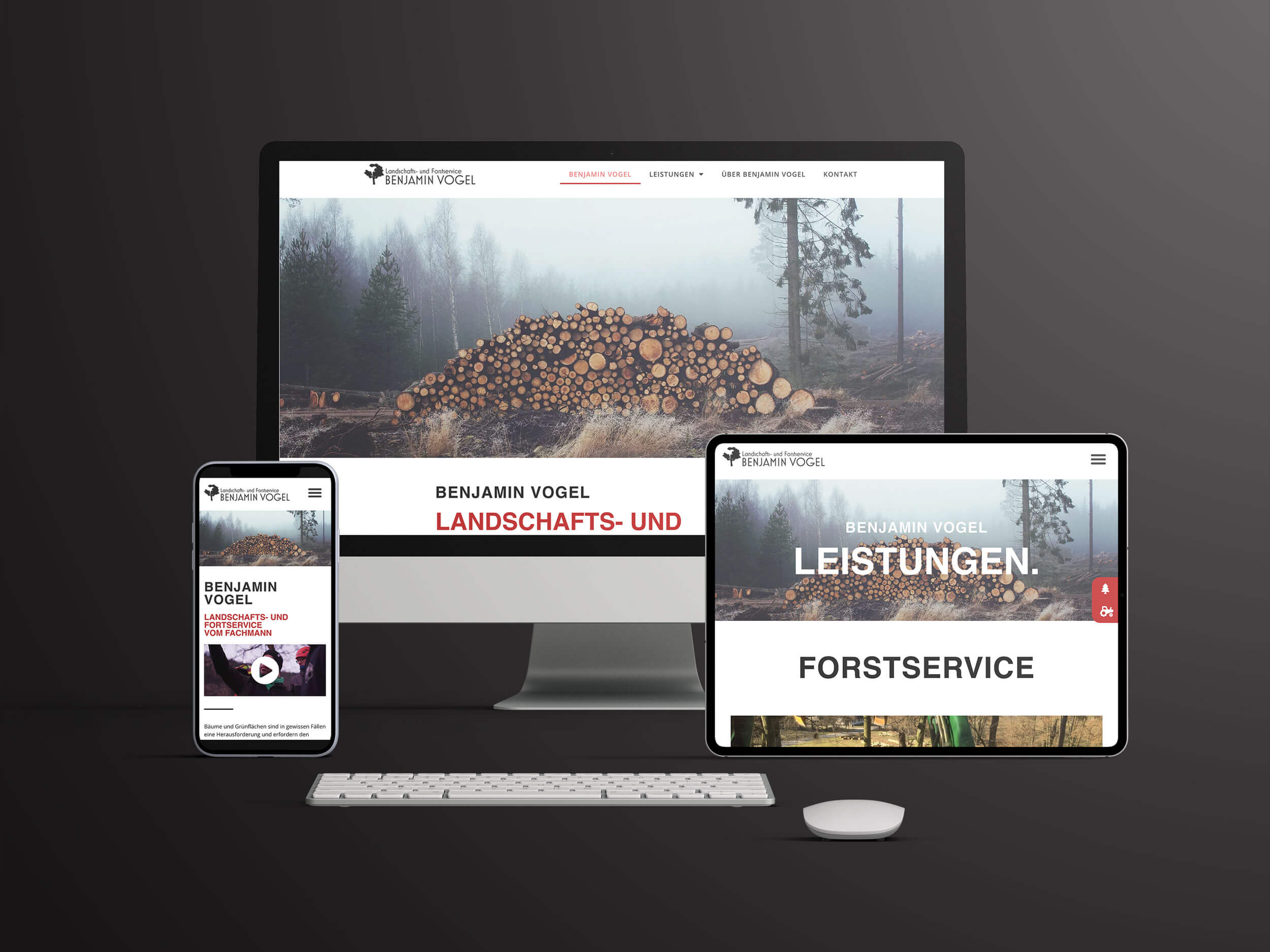 Landschafts- & Forstservice Benjamin Vogel Websitedesign