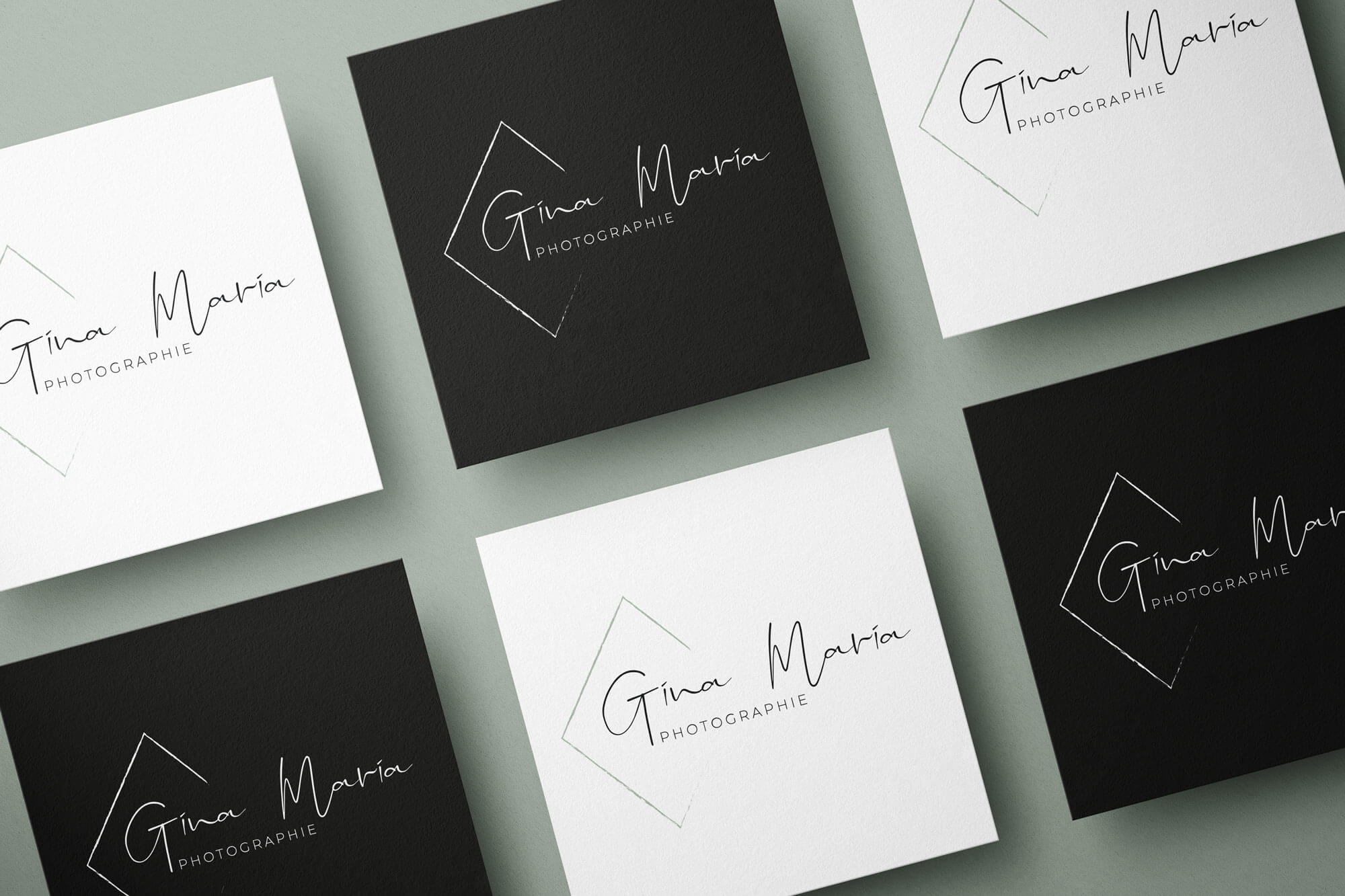 Gina Maria Photographie Logo Mockup