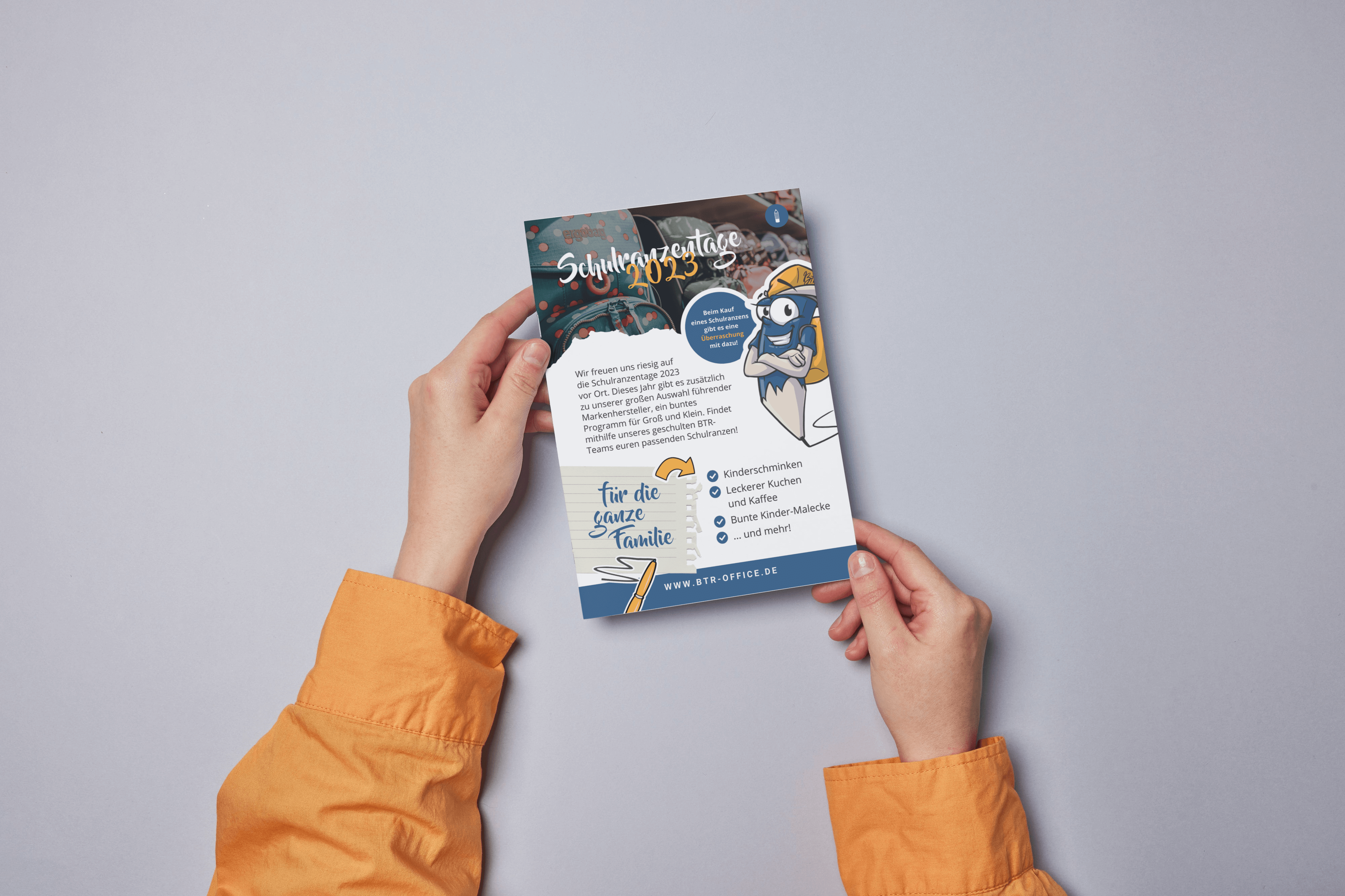 BTR Office Schulranzentage Werbekampagne