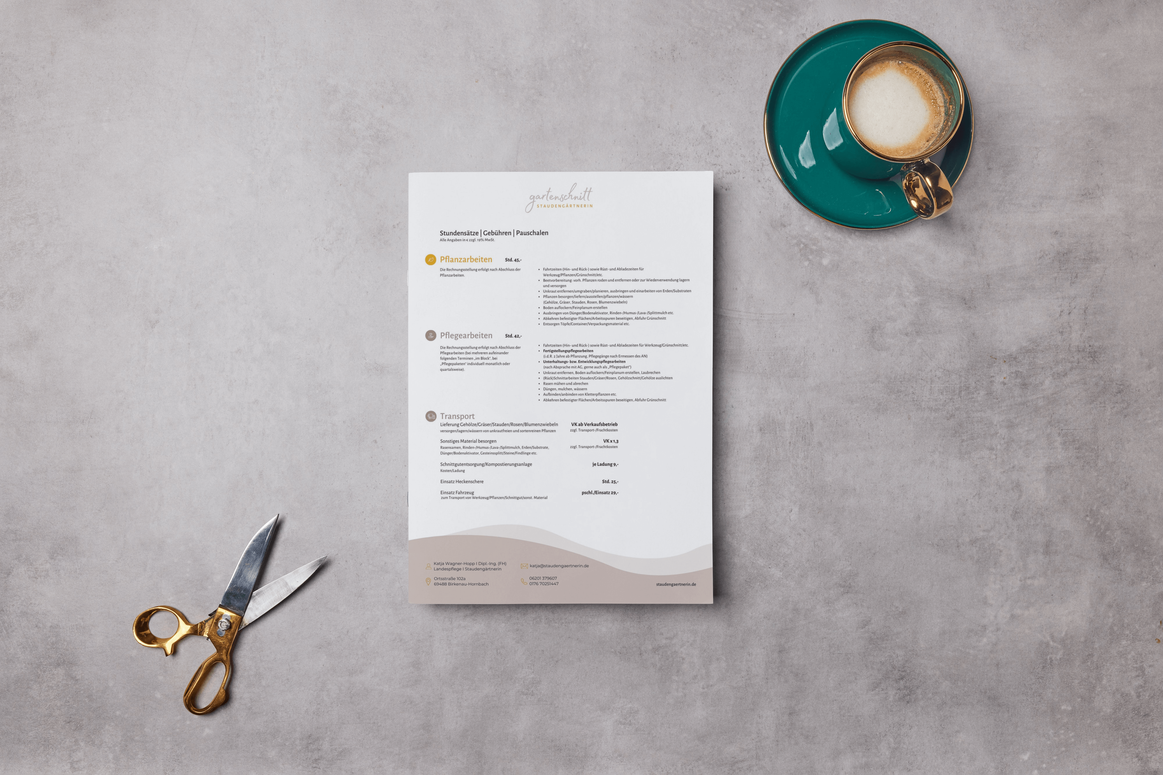 Staudengaertnerin wagner hopp preisliste briefpapier